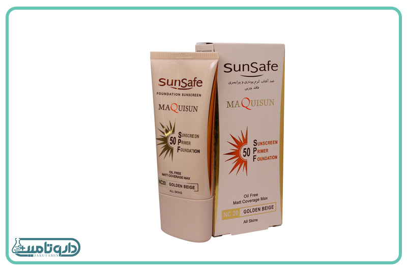 سان سیف ضد آفتاب کرم پودری و پرایمری SPF50